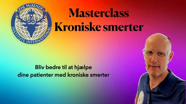 Masterclass : MDT management af patienter med kroniske smerter